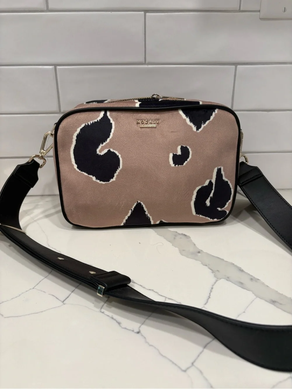 MODALU ENGLAND leopard print bag